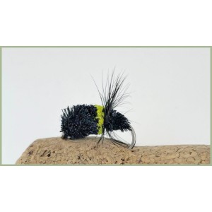 BARBLESS Carp Zig Bug - Black and Yellow