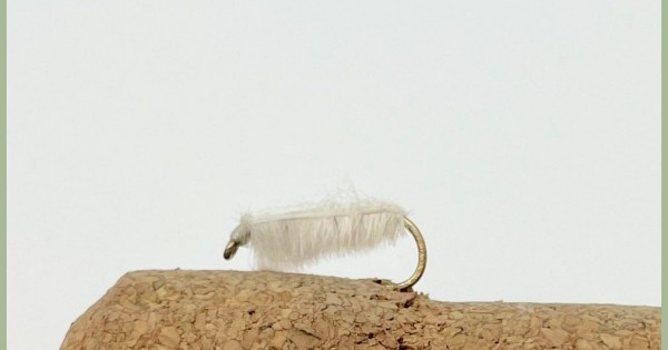Chopper Small Fly White chomper nymph fishing fly -Troutflies UK