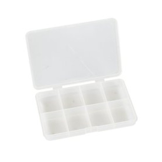 8 compartment clear pocket box