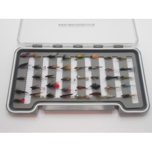 40 Wet and Nymph Flies Boxed Set
