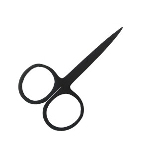 Professional Large finger Black Scissors - Turrall