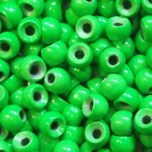 Tungsten beads  - Fl Green - TURRALL