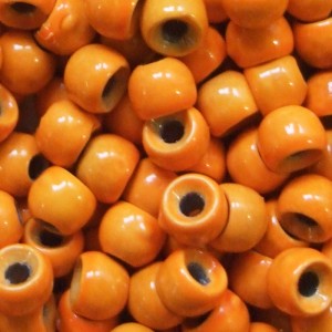 Tungsten beads  - Fl Orange - TURRALL