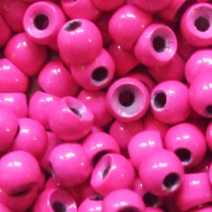 Tungsten beads  - Fl Pink - TURRALL