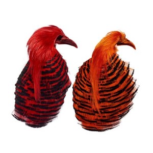 Golden Pheasant Complete Head Dyed - Grade 1