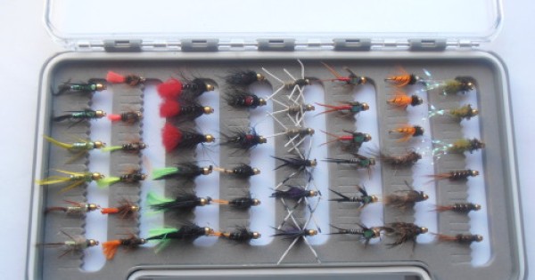 Winter Trout Flies - 24 Boxed Goldhead Fritz Flies | Sinking Streamers | Troutflies UK NBX53