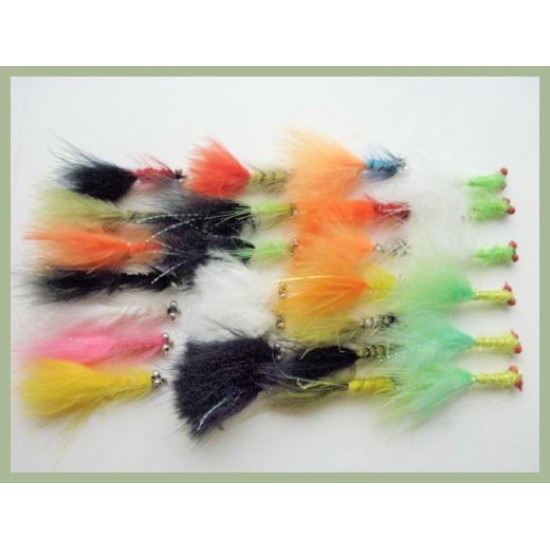 24 Double Bead Eye Lures - Little Devils, Cats Whiskers, Humongous, Dog Nobblers