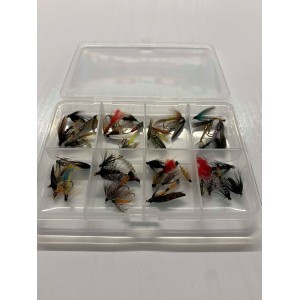 40 Wet Flies - Compartment Pocket Box