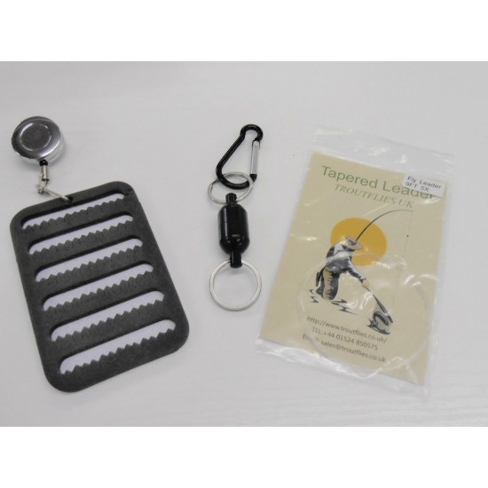 3 for £10 - Fly Patch, Magnetic Net Release and Tapered Leader