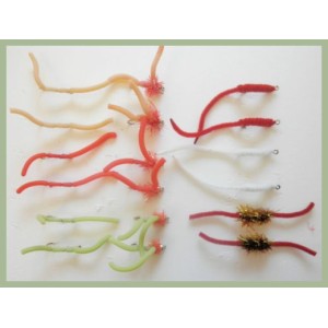 18 Mixed worm, Squirmy & Chenille