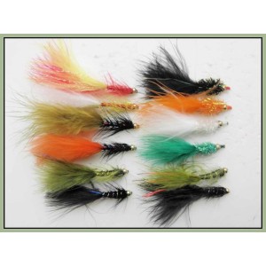 12 Mixed Lure,Dancer,Nomad & Flash Damsels