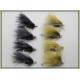 8  Waggle Tails - Black and Olive