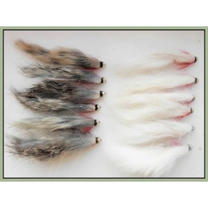 12 Goldhead Zonkers, Natural and White
