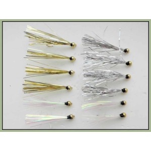 12 Goldhead Sparklers, Pearl, Silver & Gold 