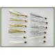 12 Goldhead Sparklers, Pearl, Silver & Gold 