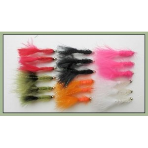 18 Goldhead Woolly Buggers - 6 Colours