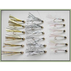 18 Goldhead Sparklers  - Pearl, Silver & Gold