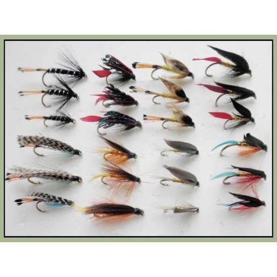 Sea Trout wet flies, mixed pack fly fishing -Troutflies UK