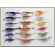 18 Shrimp Trout Flies - GH scud, UW Shrimp, Purple Shrimp