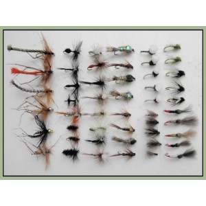 50 Mixed Trout flies