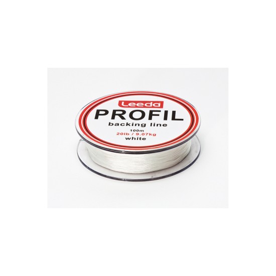 Profil Backing Line For Fly Fishing, 20lb, Compatible With All Fly Reels White Fishing Lines & Leaders