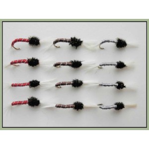 12 Standard Thoraxed Buzzer - Red,Brown & Grey