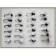 24 Suspender Buzzers - Black, White, Olive and Hares Ear 