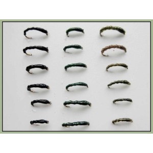 18 Flexi Buzzer - Black Green and Olive 