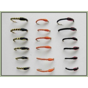 18 Buzzers - Black/Red ,Tiger and Orange