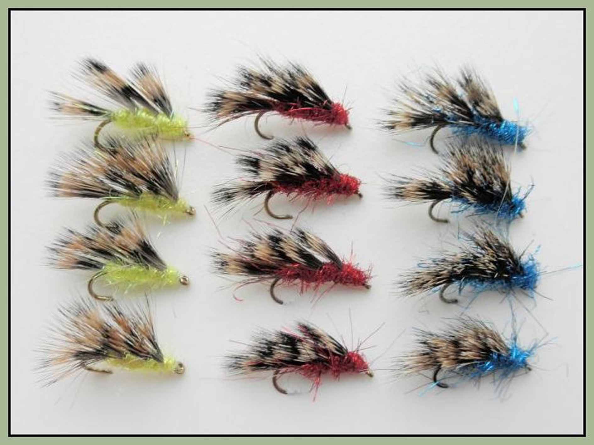 dry sedgehog or halfhog trout fishing flies - Troutflies UK