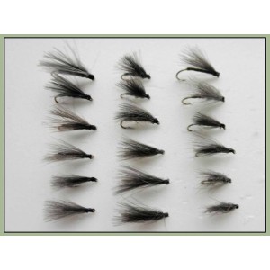 BARBLESS 18 CDC F Fly - Olive, Hares ear, Black
