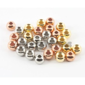 Metal Beads, Gold, Silver & Copper
