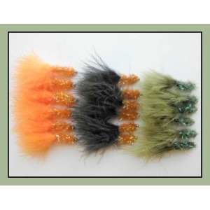 18 Goldhead Fritz ,Orange, Olive, Orange/Black Tail