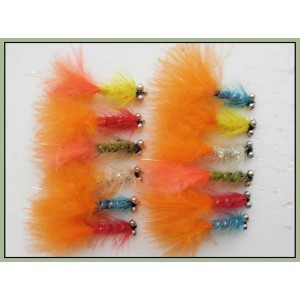 12 Humungous - Mixed Orange Tails