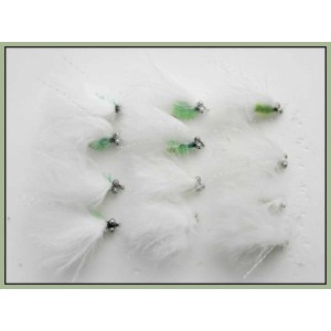 12 Mini Cats Whiskers - White