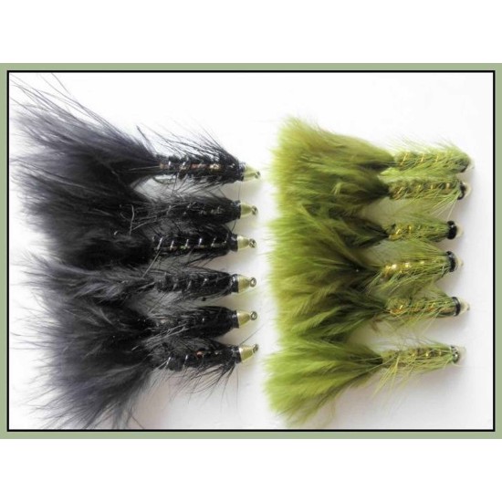 12 Black and Olive Conehead Bullet
