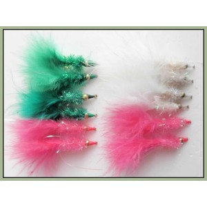 12 Goldhead Nomad - Green White and Pink