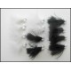 12 Booby Cats Whiskers - Black and White