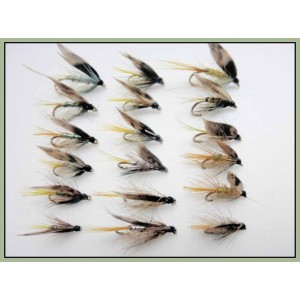 Silverbrook Silver Invicta Wet Flies - 12 Pack Hand-Tied Trout Flies On Hayabusa Hooks