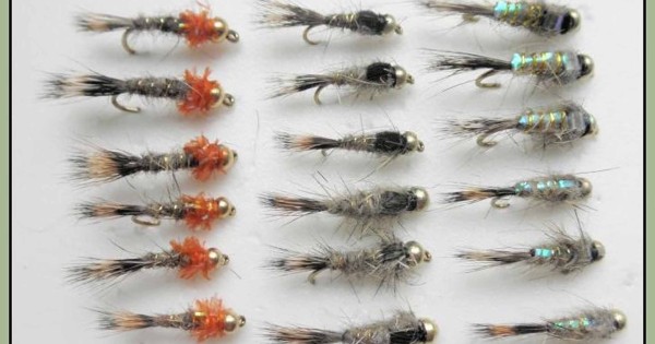 Gold Bead-fishing flies, winter, sinking - UK