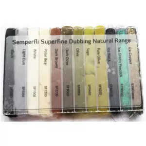 Superfine Dubbing Dispenser Natural Colors Collection Semperfli