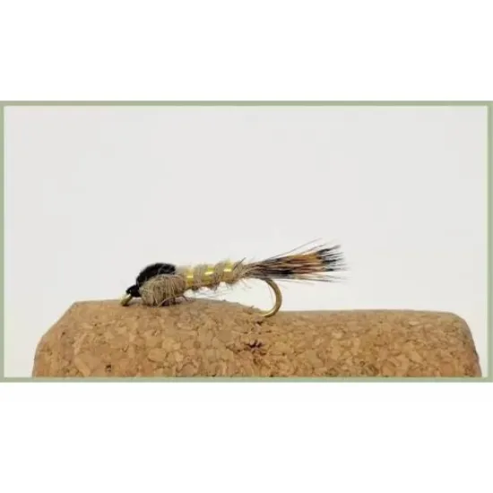 12 Barbless Hares Ear, Flash Head and Standard