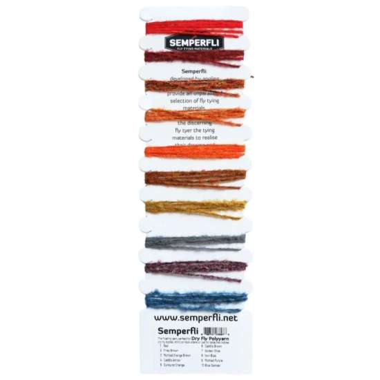 Semperfli Poly-Yarn Multicard - Dry Fly 