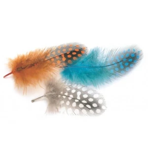 Guinea Fowl Plumage Hackles - 2gm packets