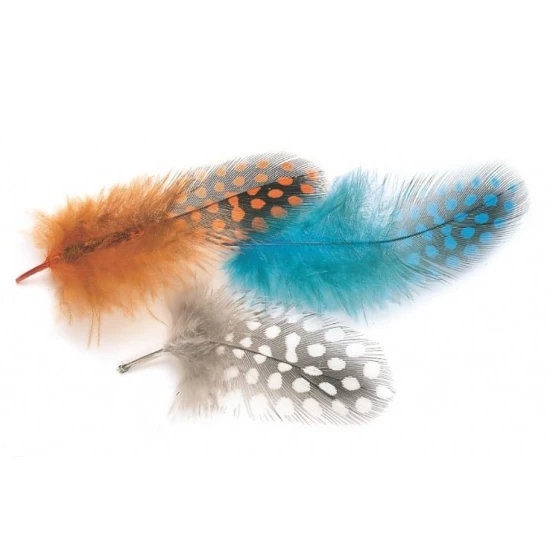 Guinea Fowl Plumage Hackles - Small Selected 