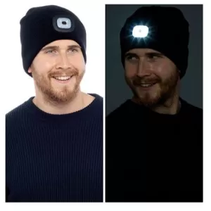 Thermal Rechargeable LED Torch Beanie Hat