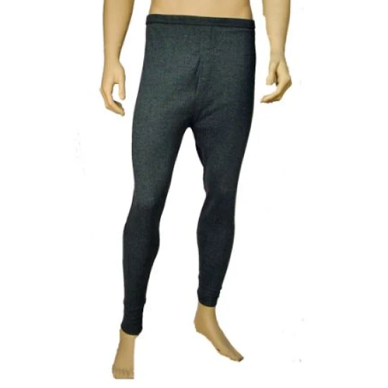 Mens Grey Thermal Long Johns