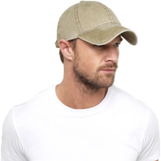 Mens Washed Baseball Cap