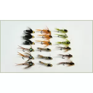 18 BARBLESS Goldhead Nymph - 6 variations