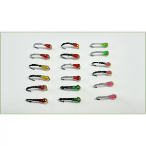 18 Barbless Goldhead Okey Dokeys